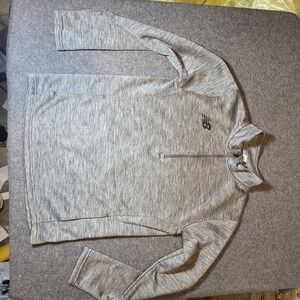 Gray Heather New Balance Quarter Zip Pullover Youth Large A1